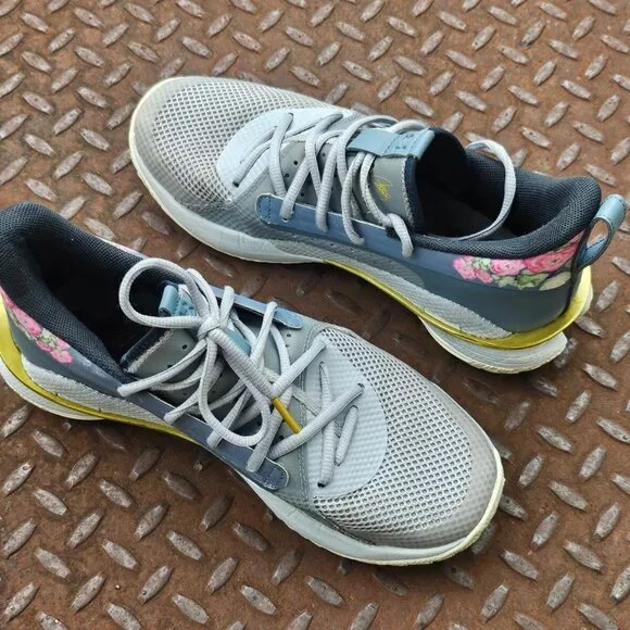 Under Armour Athletic Shoes Sneaker Curry 7 Floral Chinese New Year Lace Up 6.5Y - Picture 10 of 12